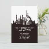 Ligne faire-part mobile de ciel de New York City (Debout devant)