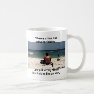 Ligne fine tasse de pêche