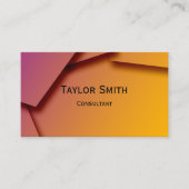 Ligne géométrique conception de carte de visite (Devant)