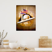 Ligne Hambourg-Amerika ~ Poster (Cuisine)
