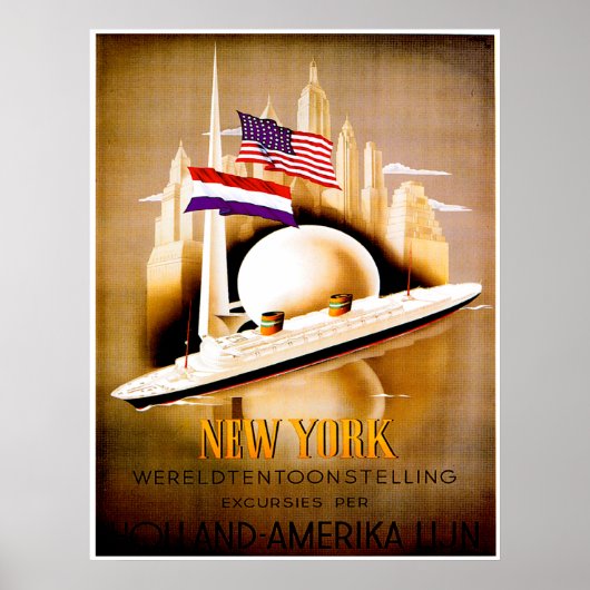 Ligne Hambourg-Amerika ~ Poster (Devant)