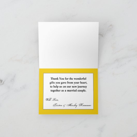 Ligne jaune pliée manie de rayure d'Ombre de carte (Intérieur)