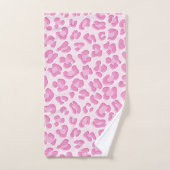 Ligne Leopard Preppy rose (Serviette à main)