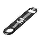 Ligne mince Gray Agent correctionnel Monogramme (Devant angulaire)