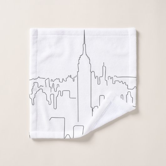 Ligne minimale de New York (Gant de toilette)