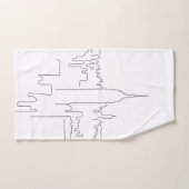 Ligne minimale de New York (Serviette à main)