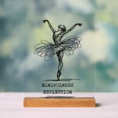 Ligne minimaliste Art Ballerina Dance Design (Neutre)