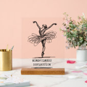 Ligne minimaliste Art Ballerina Dance Design (Mariage)