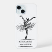 Ligne minimaliste Art Ballerina Dance Design (Verso)