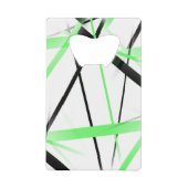 Ligne Moderne Géométrie Froide Blanche Noir Vert C (Devant)