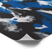 LIGNE, NOIR POSTER ABSTRAIT IDÉAL POUR STUDIO OU C (Coin)