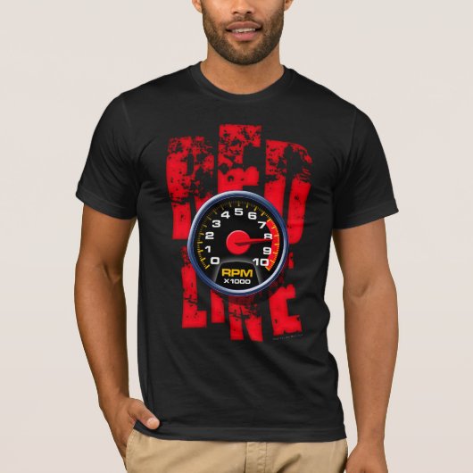 Ligne rouge T-shirt (Devant)