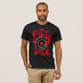 Ligne rouge T-shirt (Devant entier)