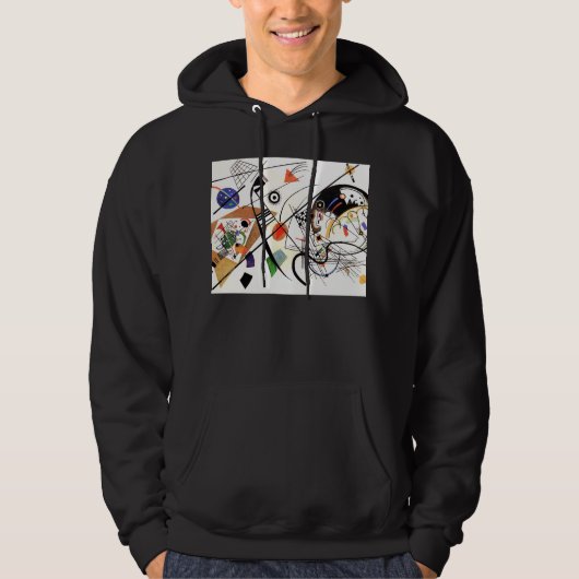 Ligne sweat - shirt à capuche de Kandinsky (Devant)