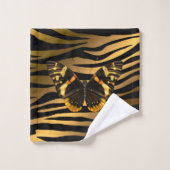 Ligne tendance de luxe Tiger Butterfly (Gant de toilette)