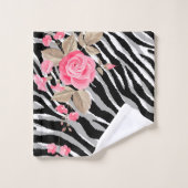 Ligne Tiger Rose de luxe tendance (Gant de toilette)