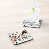 Ligne transversale dessous de verre de Kandinsky (Côté Droit)