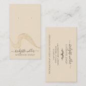 Lignes Abstraites à portée de cartes d'affichage (Devant / Derrière)