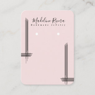 Lignes Abstraites Cartes d'affichage de l'oreille 