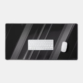 Lignes Abstraites en mouvement noir et blanc (Clavier et souris)