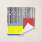 Lignes Abstraites et rectangles (Gant de toilette)