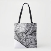 Lignes abstraites sur votre sac (Devant)