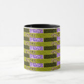 Lignes alternatives multicolores Mug Abstrait (Centre)