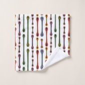 Lignes atomiques (Gant de toilette)