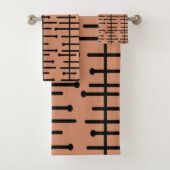 Lignes atomiques roses rétro (En situation)