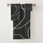 Lignes blanches sur noir (En situation)