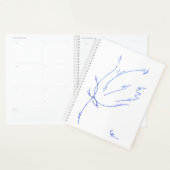 Lignes bleues 2 Agenda (Devant avec enveloppe)