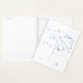 Lignes bleues 5 Agenda (Devant avec enveloppe)