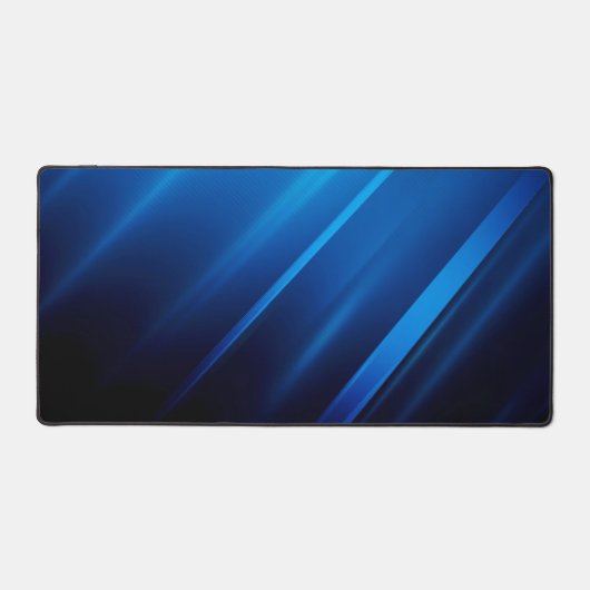 Lignes bleues Abstraites sur noir (Recto)