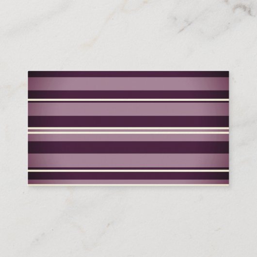 Lignes Cartes de visite élégants (Dos)