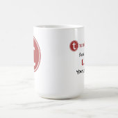 Lignes Classique Blanc 15 oz. Mug (Centre)