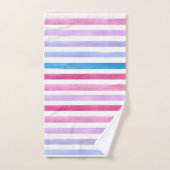 Lignes colorées (Serviette à main)