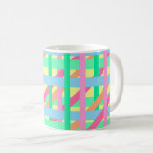 Lignes croisées de Pâques Café Mug (Devant droit)