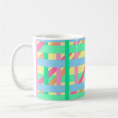 Lignes croisées de Pâques Café Mug (Gauche)