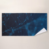 Lignes d'atome de points connectent polygone (Serviette de bain)