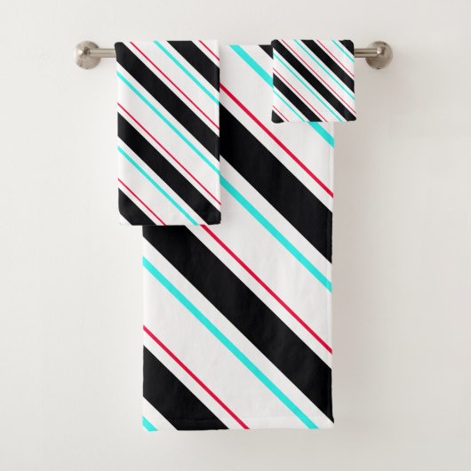 Lignes de bandes régimentaires inclinées en noir b (En situation)