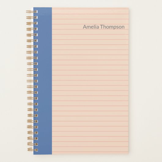 Lignes de blocs de couleurs simples rose et bleu p (Devant)