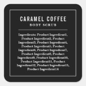 Lignes de bordure blanches Étiquette des éléments (Devant)