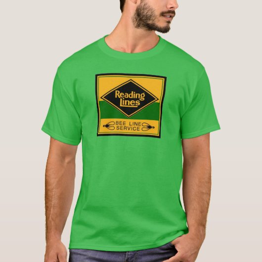 Lignes de chemin de fer de lecture, ligne T-shirts (Devant)