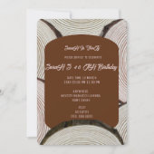 Lignes de colonne d'arbre Faire-part de mariage Bl (Devant)