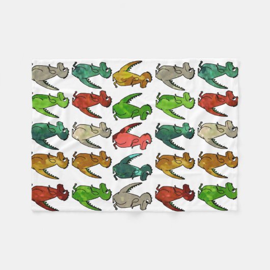 Lignes de couverture en T-Rex Fleece (Devant (Horizontal))