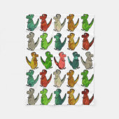 Lignes de couverture en T-Rex Fleece (Devant)