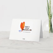 Lignes de fréquence et carte de voeux d'arbre de N (Dos)