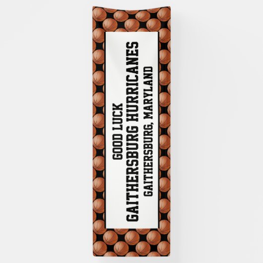 Lignes de la bannière 3 d'équipe de basket de (Vertical)