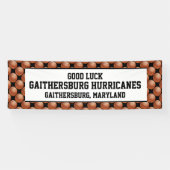 Lignes de la bannière 3 d'équipe de basket de (Horizontal)