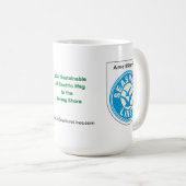 LIGNES DE MER (COFFRE BLANC) MUG (Devant droit)